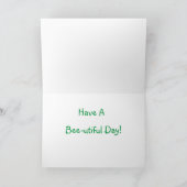 Happy Bee Day Kaart (Binnen)