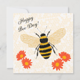 Happy Bee-Day Kaart