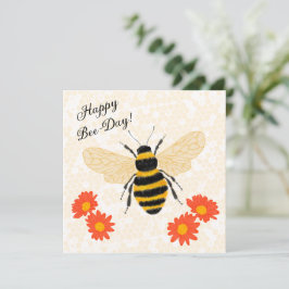 Happy Bee-Day Kaart