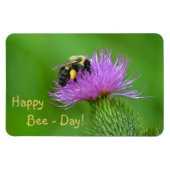 Happy Bee Day Magneet (Horizontaal)
