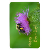 Happy Bee Day Magneet (Verticaal)