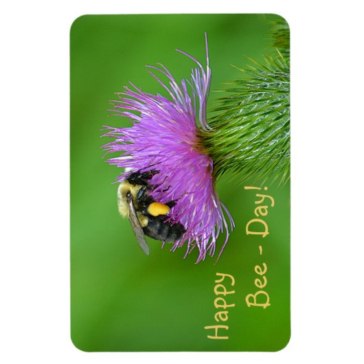 Happy Bee Day Magneet (Verticaal)