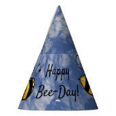 Happy Bee Day met Buzz the Bee, party pet Feesthoedjes (Links)