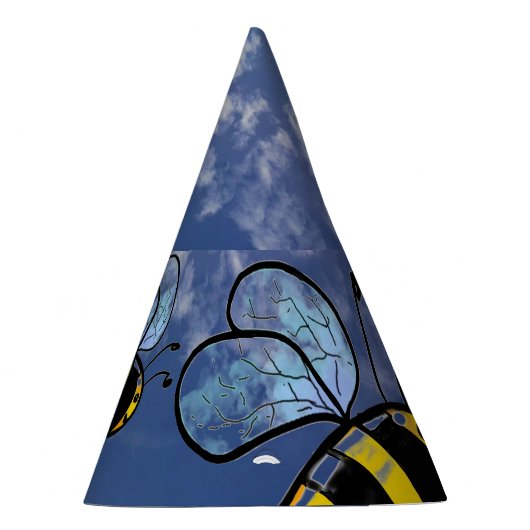 Happy Bee Day met Buzz the Bee, party pet Feesthoedjes (Rechts)