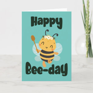 Happy Bee-day met Schattigee bijenkaart Programma