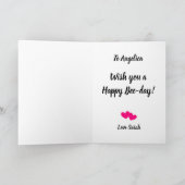 Happy Bee-day met Schattigee bijenkaart Programma (Binnen)