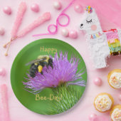 Happy Bee Day Papieren Bordje (Feest)