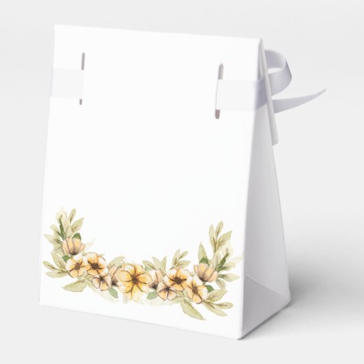 Happy Bee-day Waterverf Verjaardagsfeestgeschenk e Bedankdoosjes (Achterkant)