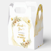 Happy Bee-day Waterverf Verjaardagsfeestgeschenk e Bedankdoosjes (Geopend)