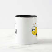 Happy bee-design mok (Midden)