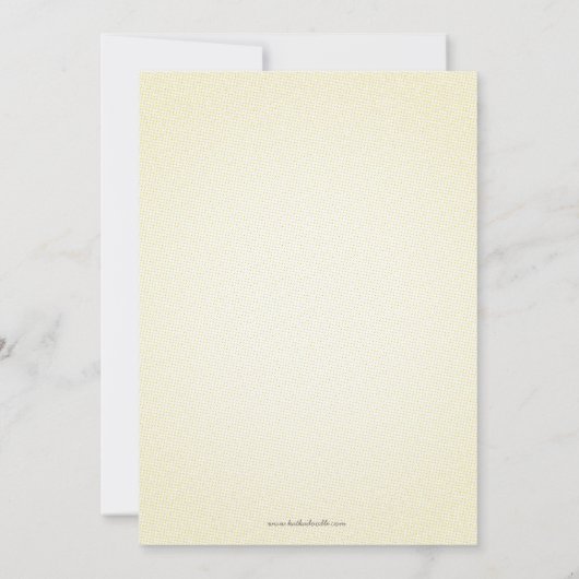 Happy bee Family Baby Gender Reopenbaare Display C Kaart (Achterkant)