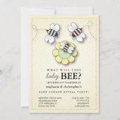 Happy bee Family Couples Baby Gender onthulling Pa Kaart (Voorkant)