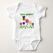 Happy Bee Flower Garden FUTURE GARDENER Romper (Voorkant)