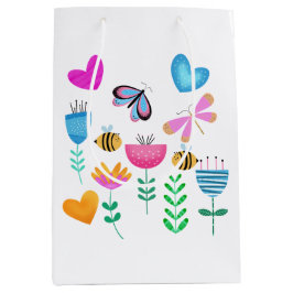 Happy Bee Garden Medium Cadeauzakje