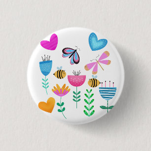 Happy Bee Garden Ronde Button 3,2 Cm