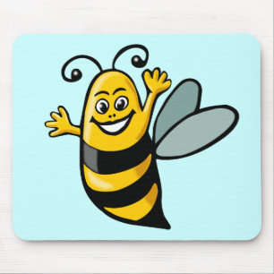 Happy Bee - Gepersonaliseerd Muismat