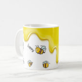 Happy bee, Jollibee-Tasse, fröhliche Tasse,  Koffiemok (Voorkant links)