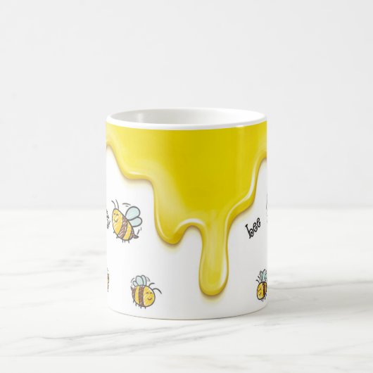 Happy bee, Jollibee-Tasse, fröhliche Tasse,  Koffiemok (Center)