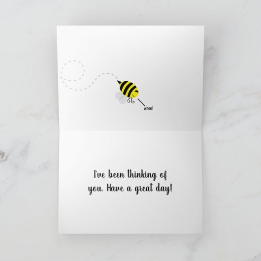 Happy bee Kaart (Binnen)