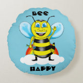 Happy Bee kussen (Voorkant)