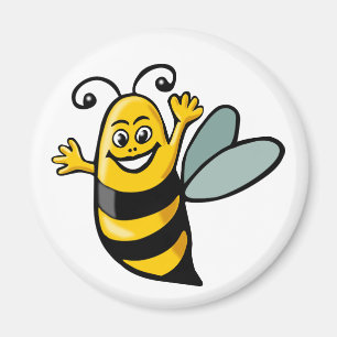 Happy Bee Magneet