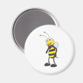Happy Bee Magneet (Voorkant / Achterkant)