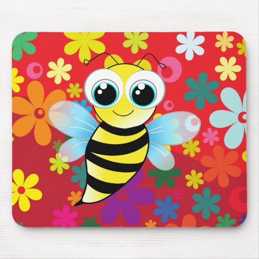 Happy bee muismat (Voorkant)