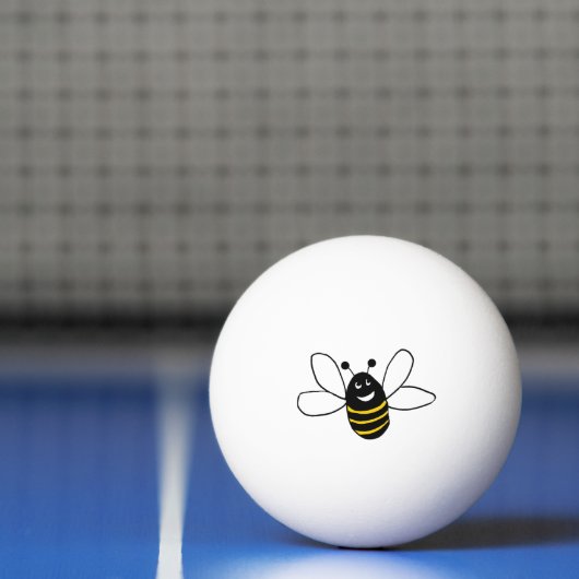 Happy Bee Ping Pong Ball (Net)