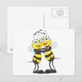 Happy Bee Sisters Briefkaart (Voorkant / Achterkant)