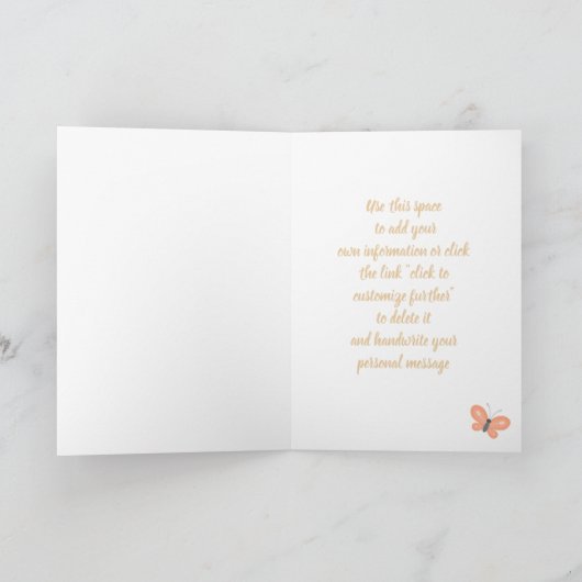 Happy Bee-utiful Day Verjaardag Kaart (Binnen)