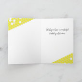 Happy Bee Verjaardag Kaart (Binnen)