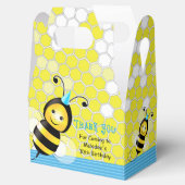 Happy Bee-verjaardags geschenkdoos Bedankdoosjes (Geopend)