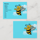 Happy Bee Visitekaartje (Voorkant / Achterkant)