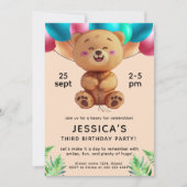 Happy Beer Balloons Verjaardagsfeest Kaart (Voorkant)