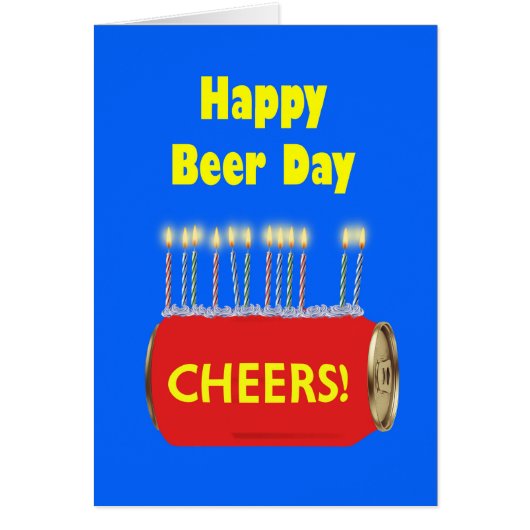Happy Beer Day Birthday (Voorkant)