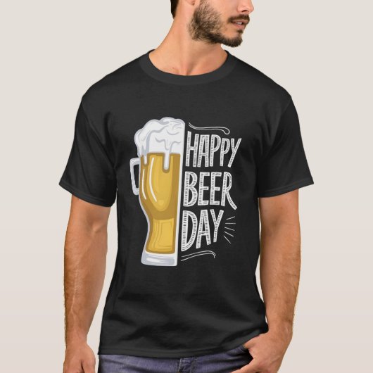 Happy Beer Day: Brouw & Jij T-shirt (Voorkant)
