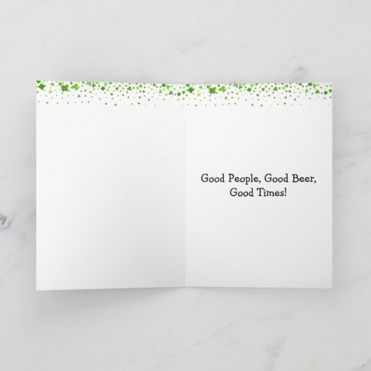 Happy Beer-Day Fun Verjaardag Kaart (Binnen)