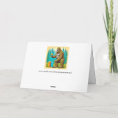 Happy Beer-day Verjaardagspun Bigfoot Kaart (Achterkant)