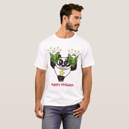 Happy Beer Feestdagen T-shirt (Voorkant volledig)
