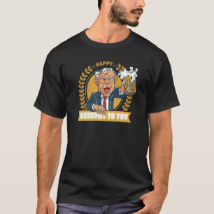 Happy Beer Fest Duitse Beierse Grantler T-shirt