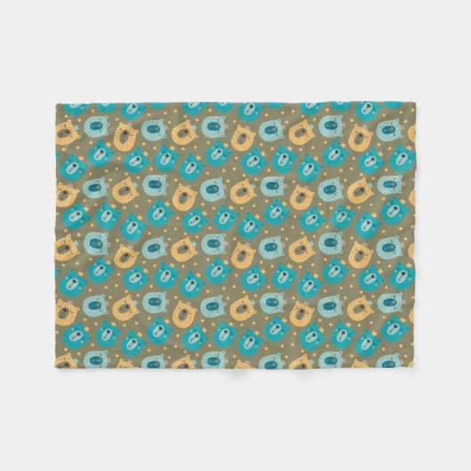 Happy Beer Kings Fleece Deken (Voorkant (Horizontaal))