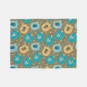 Happy Beer Kings Fleece Deken (Voorkant (Horizontaal))