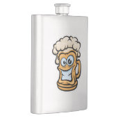 Happy Beer Mok, grappige illustratie Flacon (Rechts)