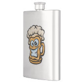 Happy Beer Mok, grappige illustratie Flacon (Links)