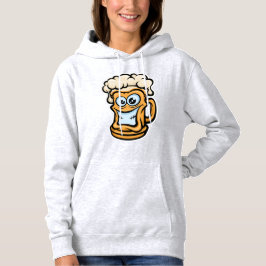 Happy Beer Mok, grappige illustratie Hoodie