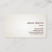 Happy Beer Time Pub Visitekaartje (Achterkant)