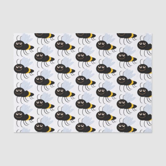 Happy Bees Tissue Paper Tissuepapier (Voorkant)