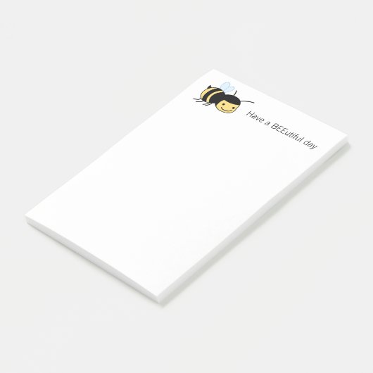 Happy BeeUtiful (Mooie) Dag Post-it® Notes (Schuin)
