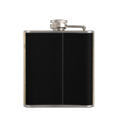 HAPPY BEING ME Distressed Beekeeper Mead Flask Heupfles (Achterkant)