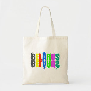 Happy Belarus Colorful Letters Tote Bag